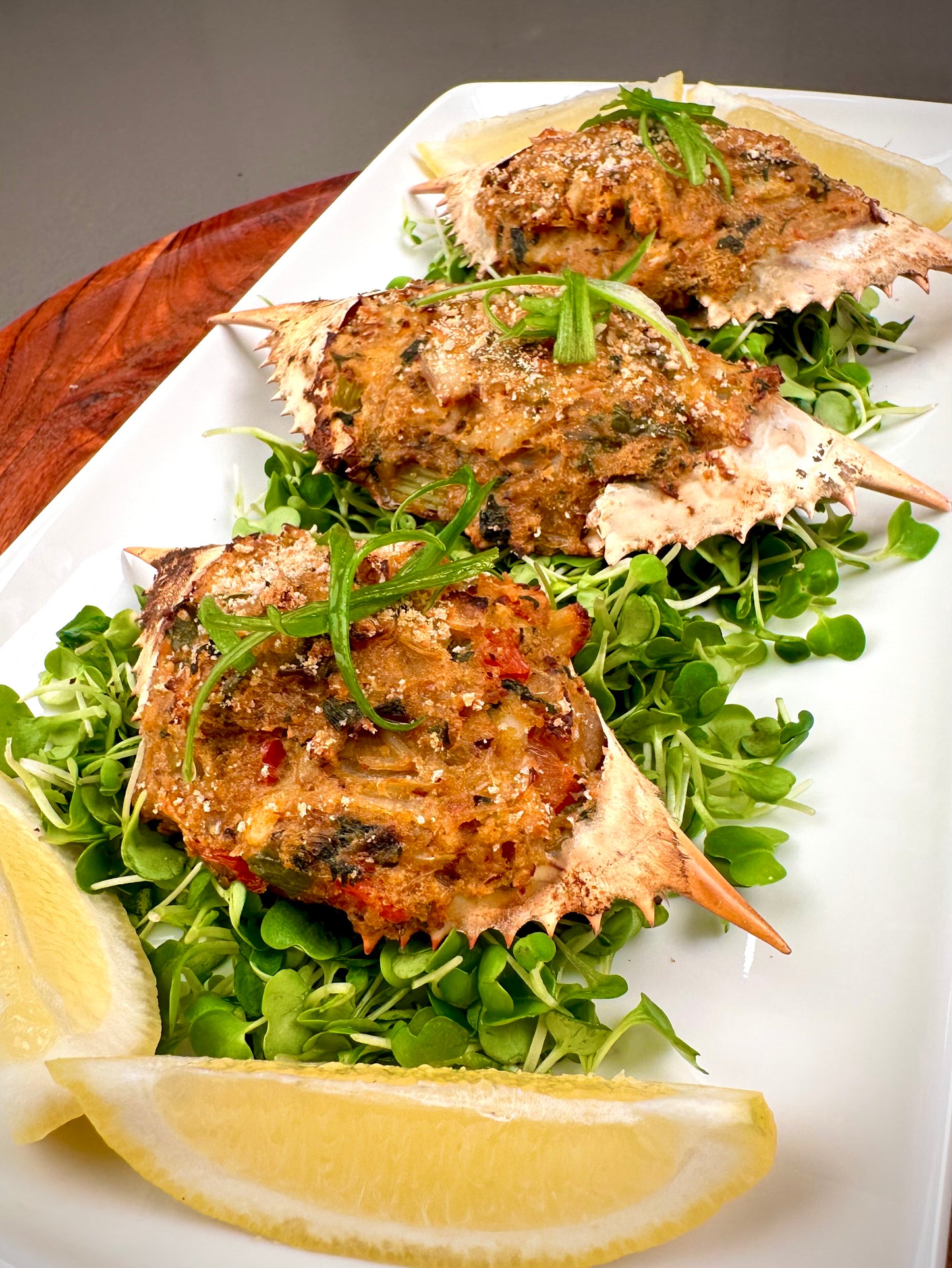 Louisiana Stuffed Crabs