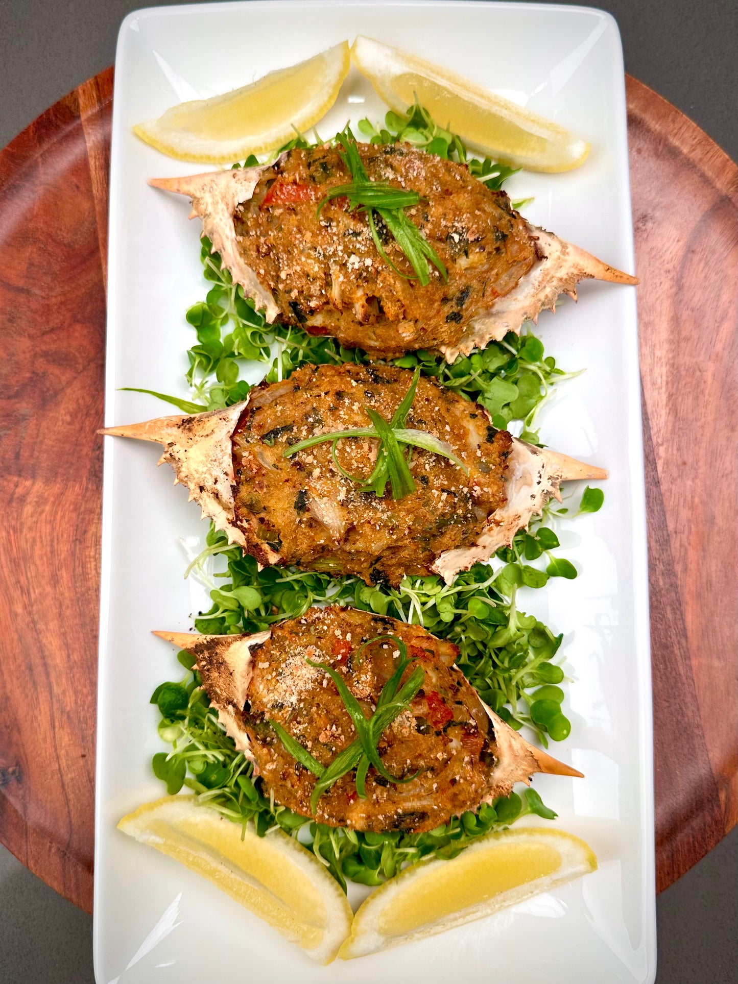 Louisiana Stuffed Crabs