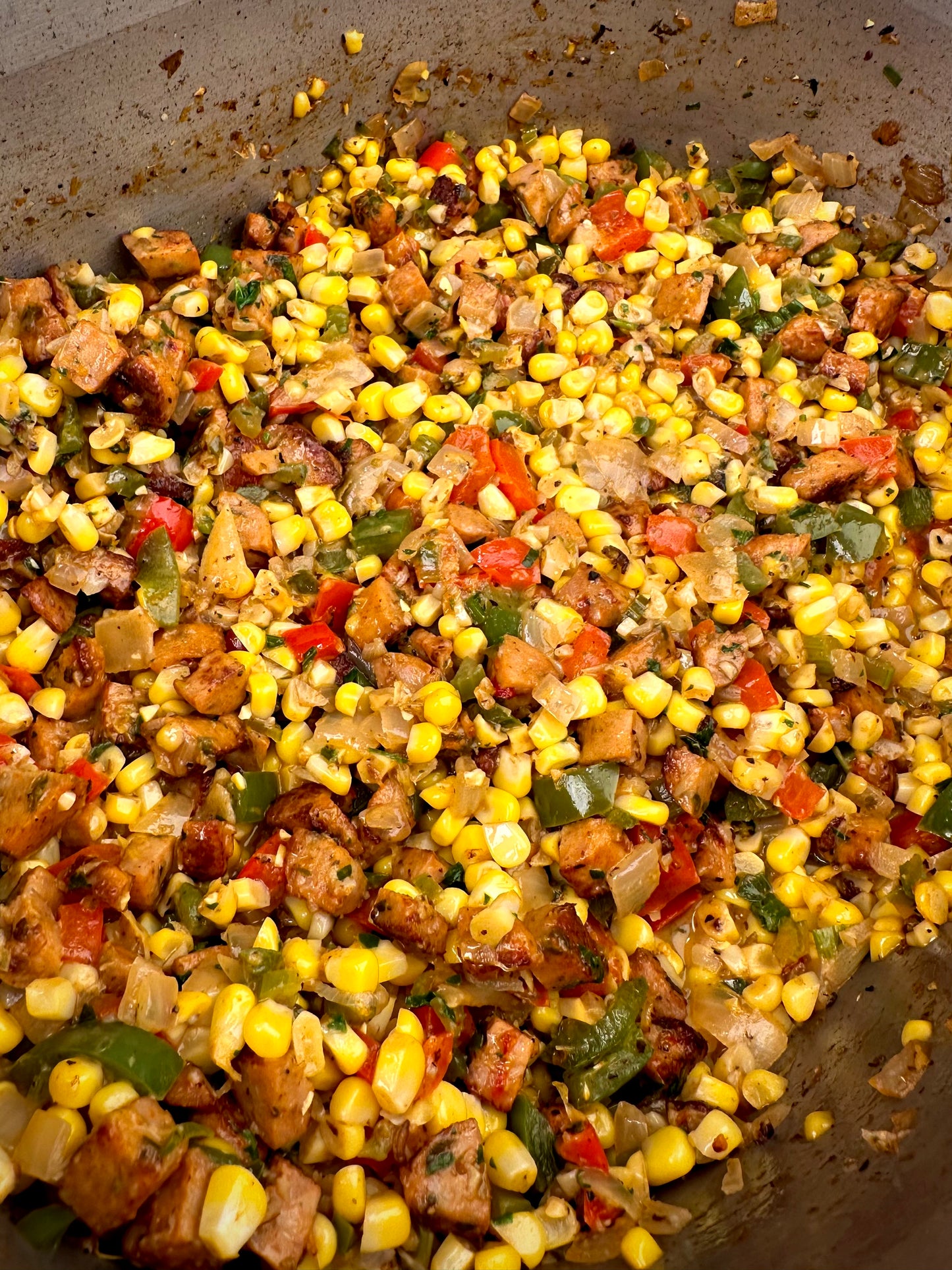 Creole Corn Maque Choux