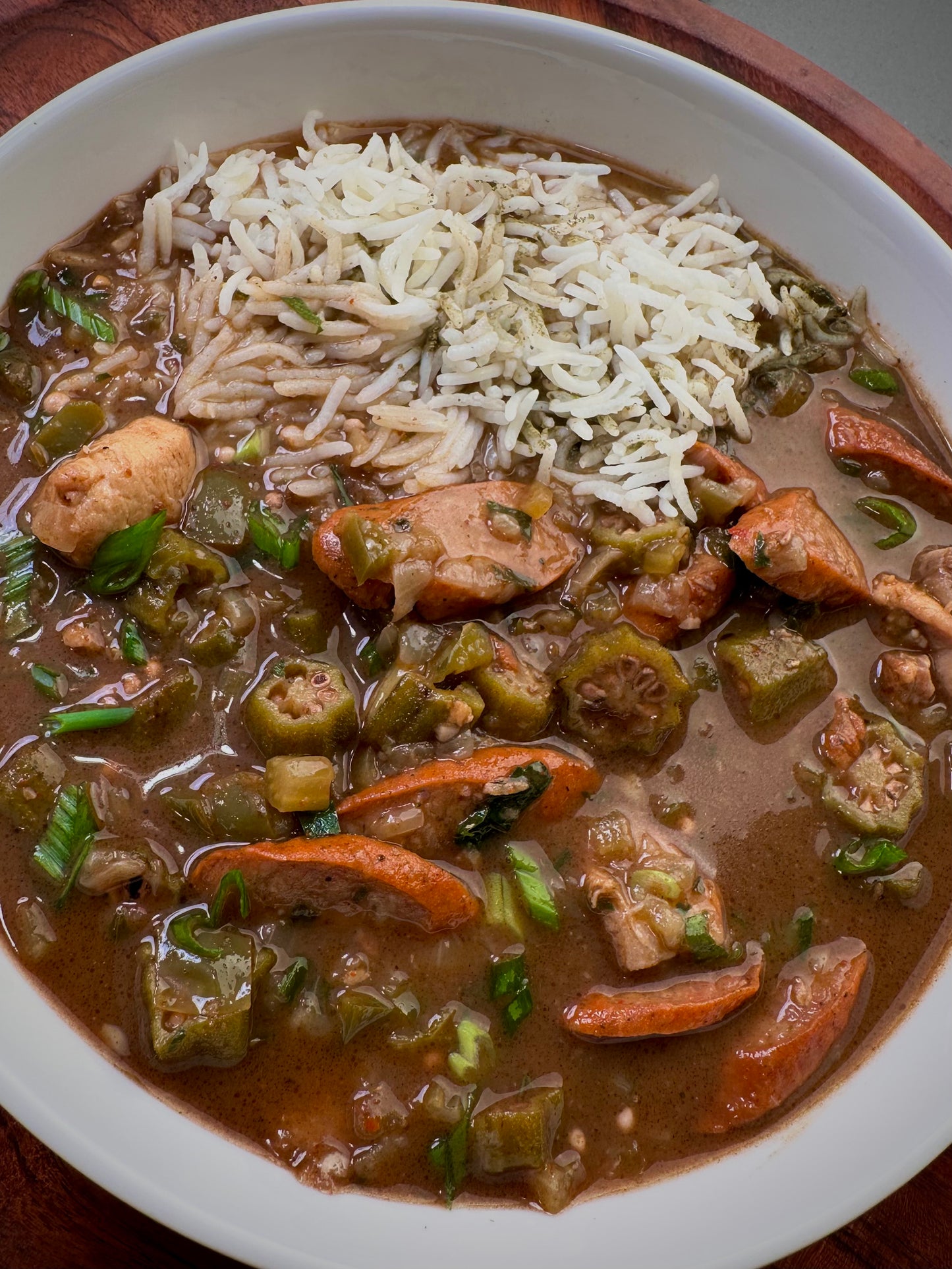 Creole Chicken and Sausage Gumbo