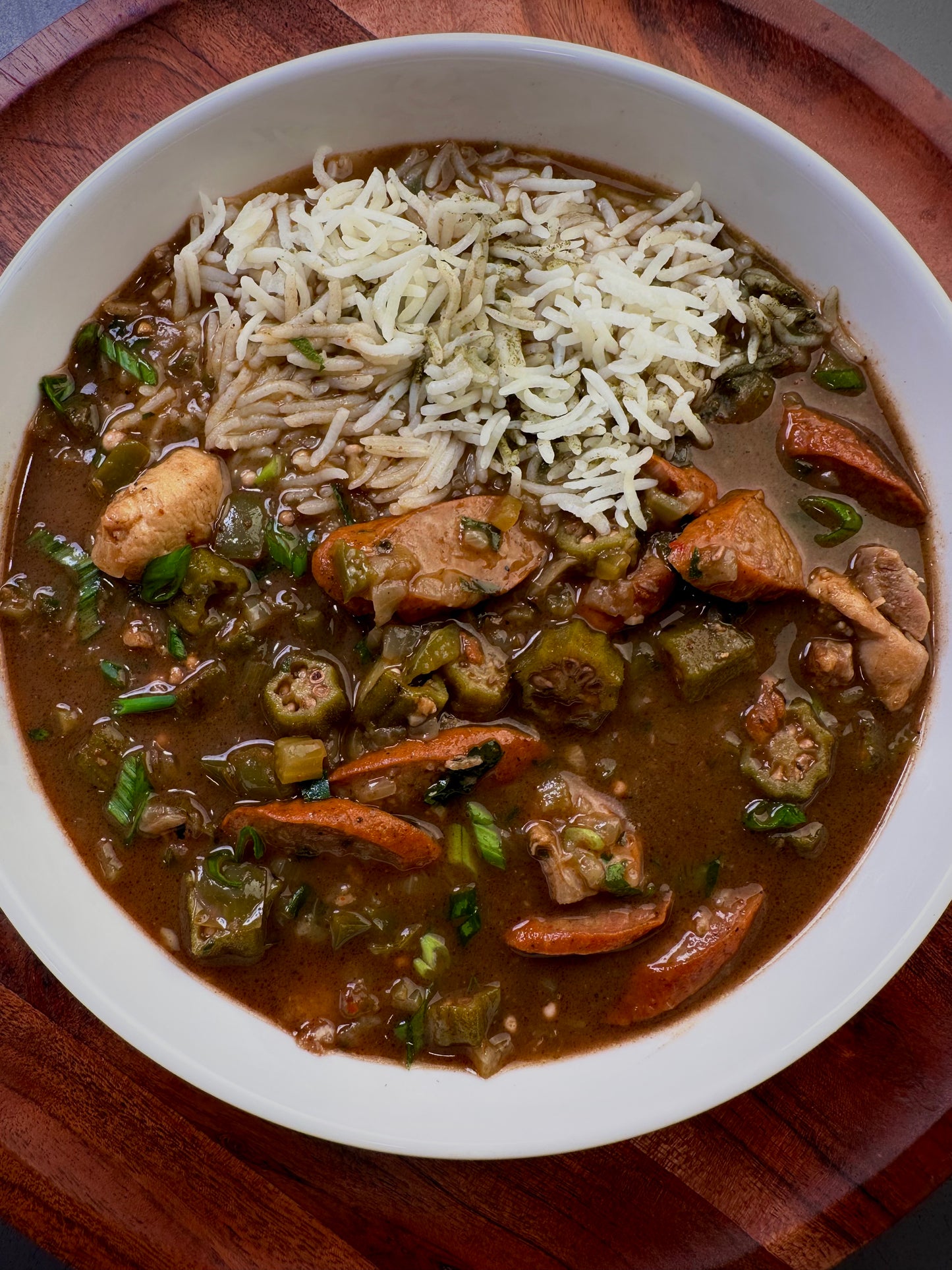 Creole Chicken and Sausage Gumbo