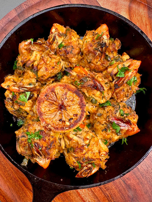New Orleans Crab Stuffed Shrimp