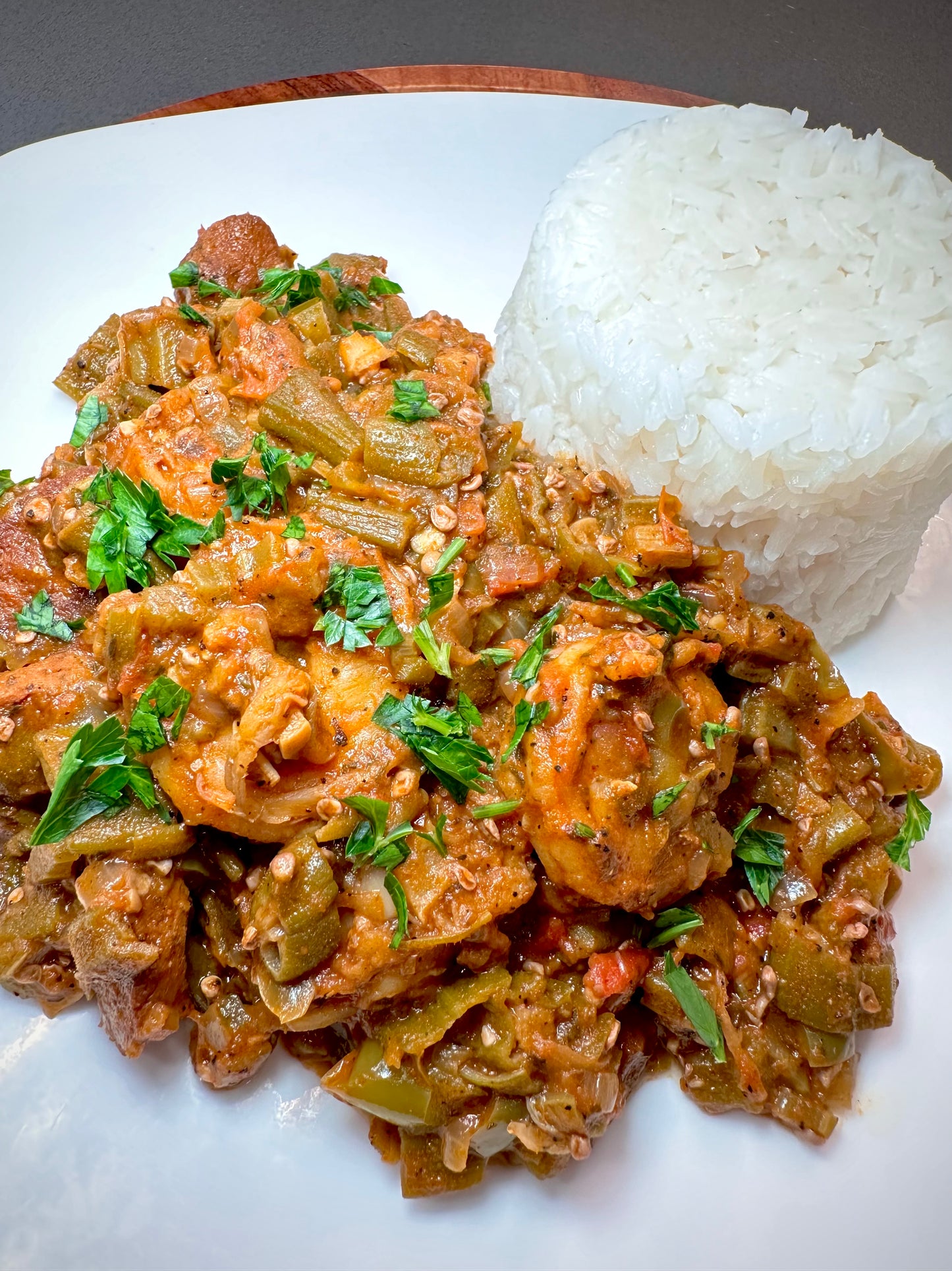 Creole Smothered Okra