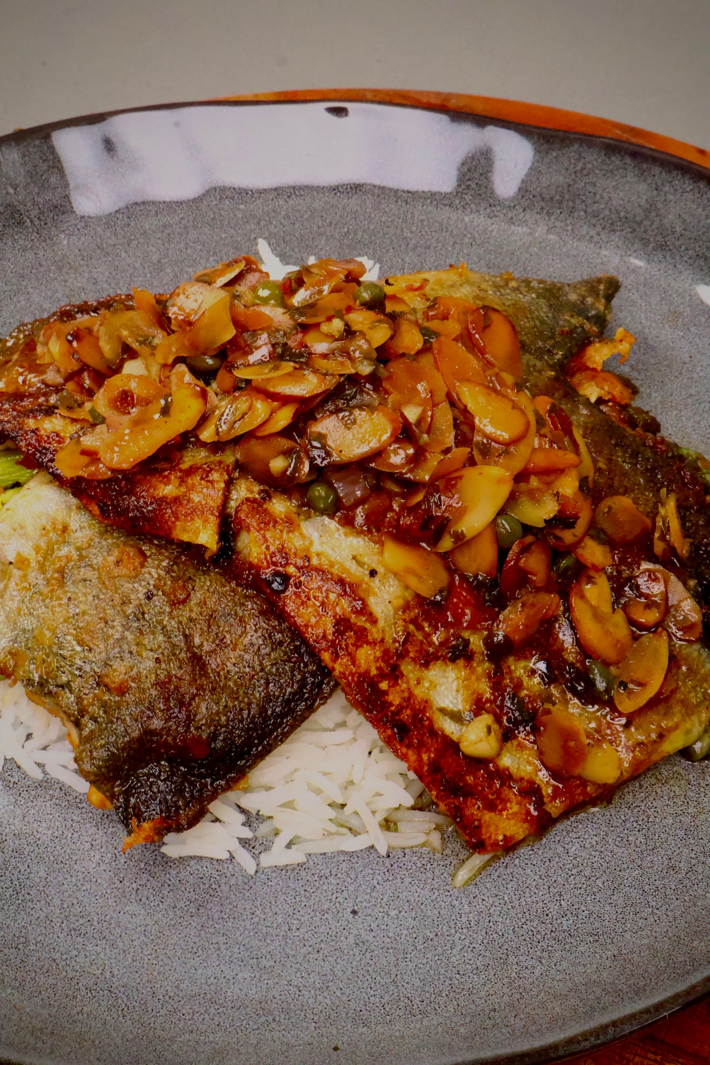 New Orleans Trout Amandine