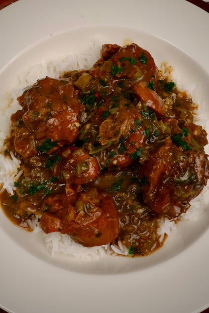 Louisiana Creole Smothered Turkey Necks