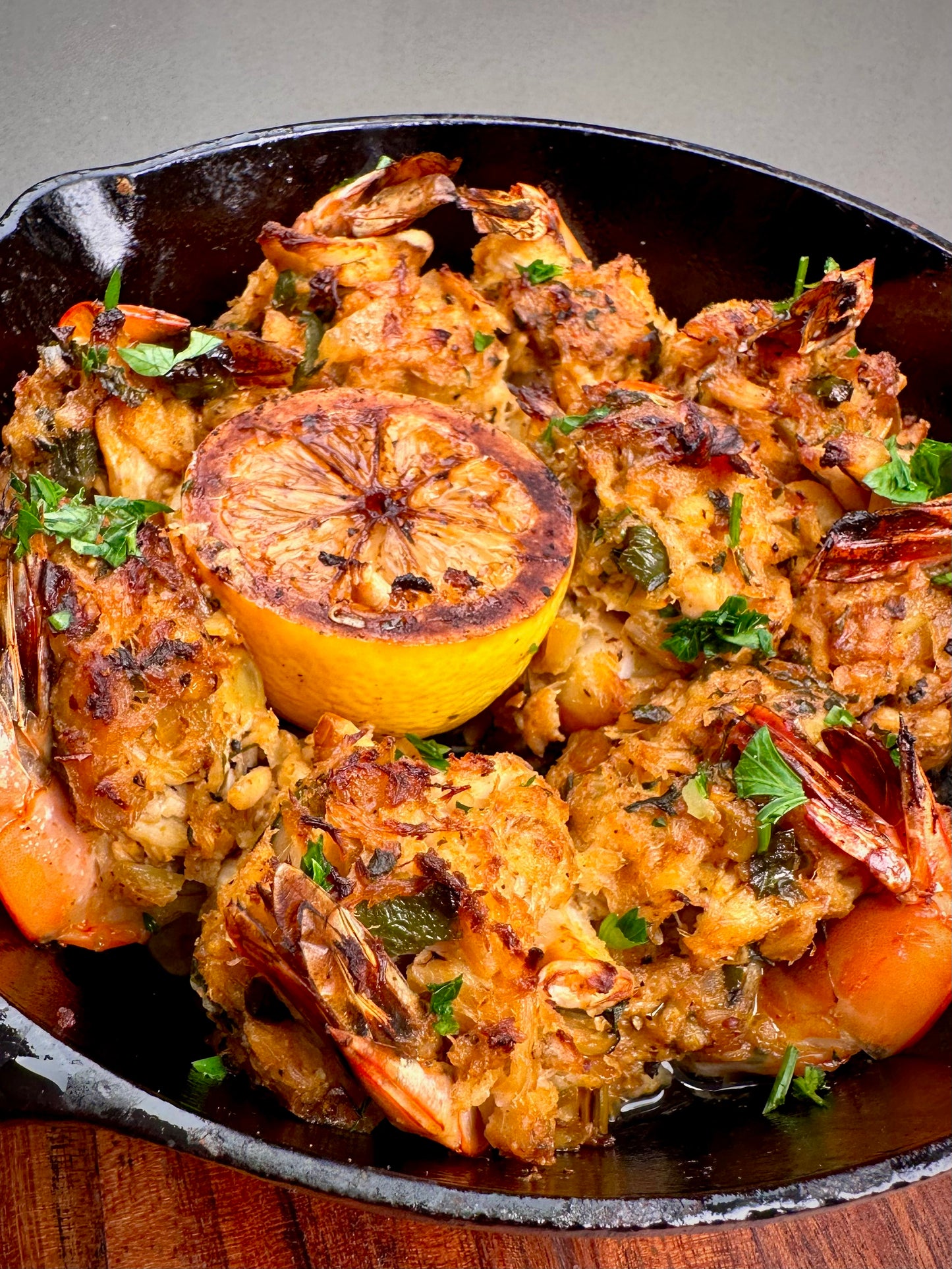 New Orleans Crab Stuffed Shrimp