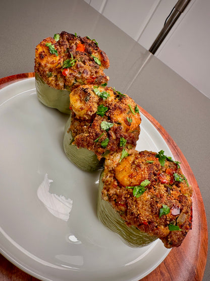 New Orleans Stuffed Bell Peppers