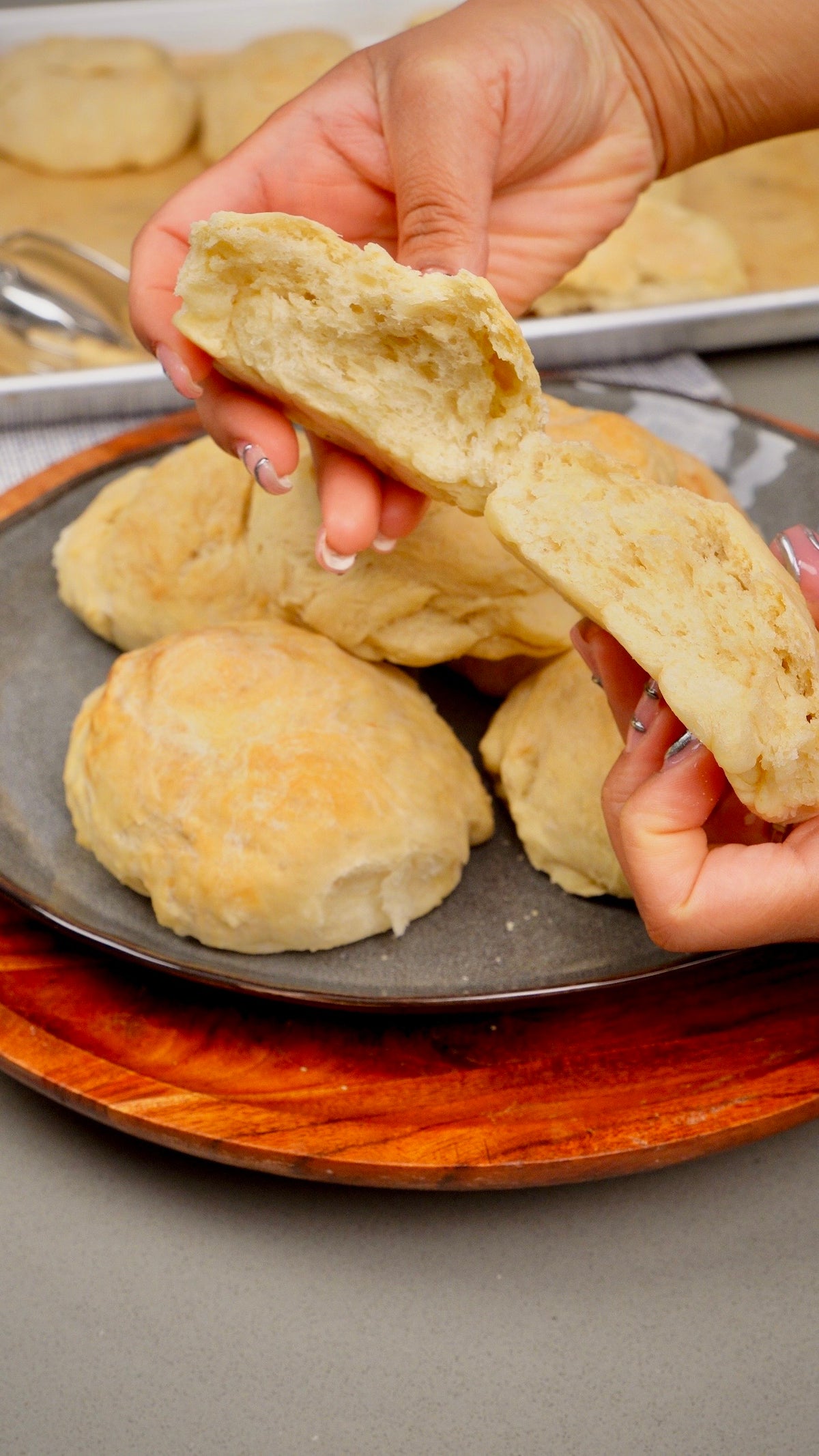Louisiana Pistolette Bread Rolls