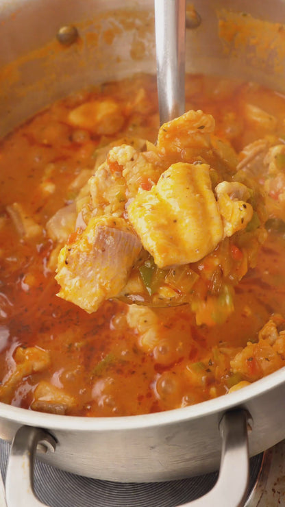 Louisiana Catfish Courtbouillon