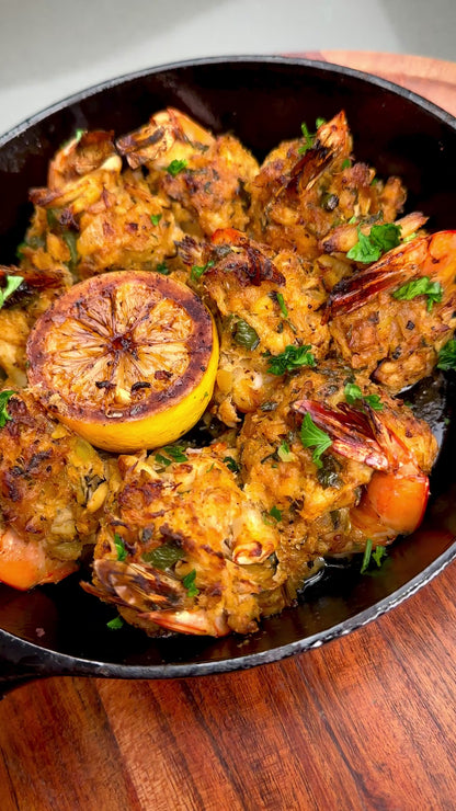 New Orleans Crab Stuffed Shrimp